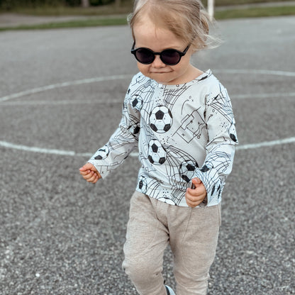 Jalkapallo-paita, laadukas pitkähihainen trikoopaita (eri kokoja)