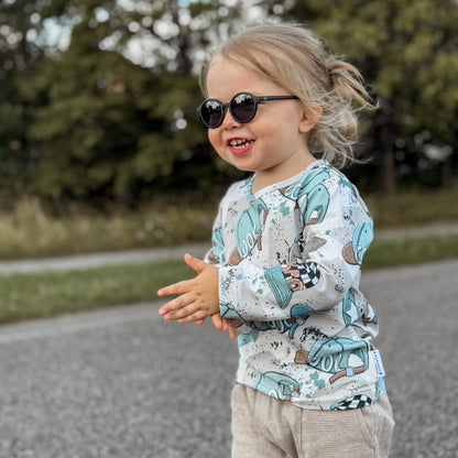 Cool bro -paita, laadukas pitkähihainen trikoopaita (eri kokoja)