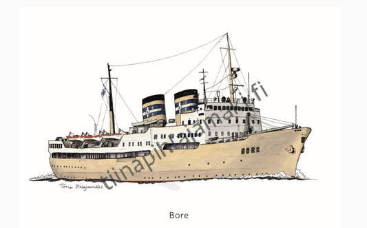 Taitelijan tytär Bore-kortti x Kaarnavilla 
