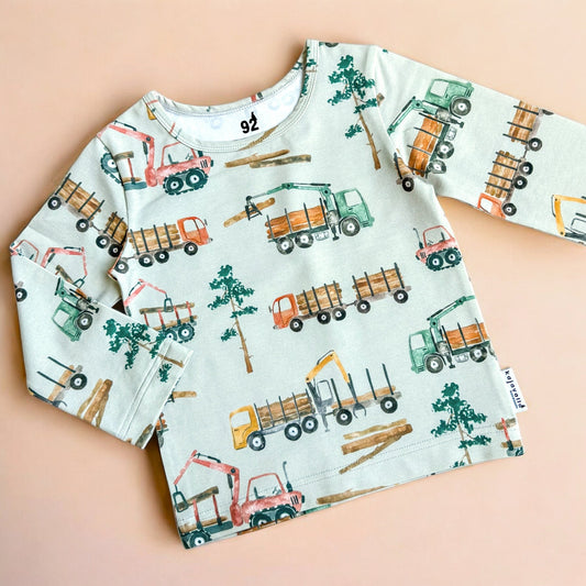 Kajavalla Handmade tukkirekka trikoopaita Kaarnavillan verkkokaupassa