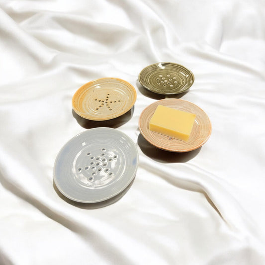 Kaunist soap dish, ceramic (various color options)