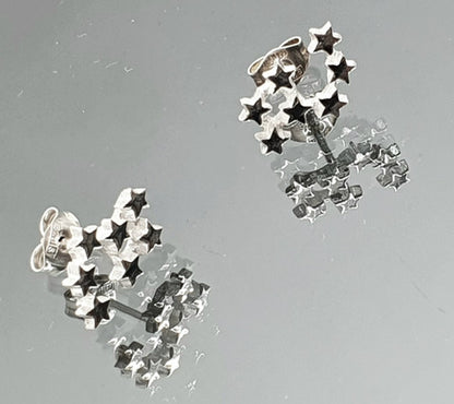 Otava earrings, silver