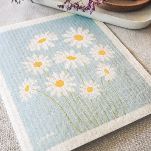 Daisy dishcloth, biodegradable