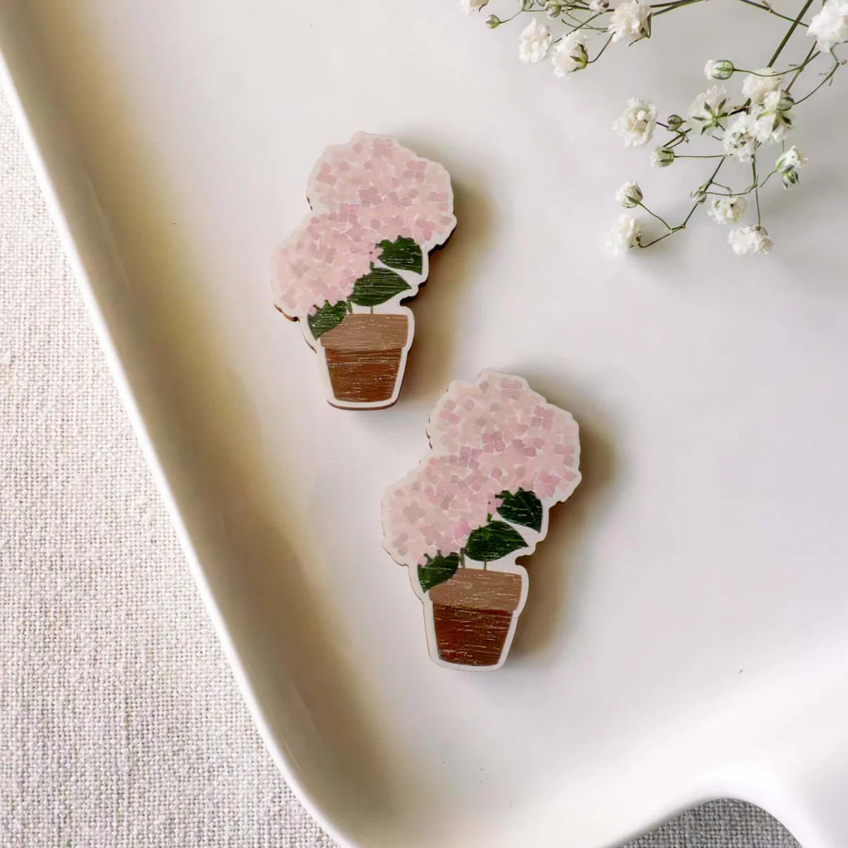 Saima Visualsin Hortensia jääkaappimagneetti Kaarnavillan verkkokaupassa