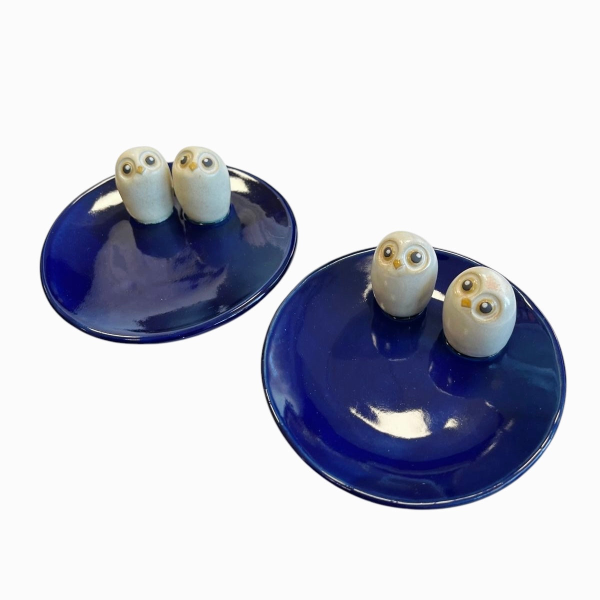 Pöllöt-alunen, keraaminen (eri värejä)