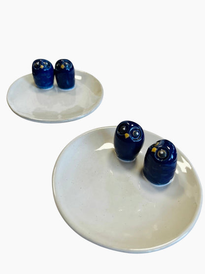 Pöllöt-alunen, keraaminen (eri värejä)