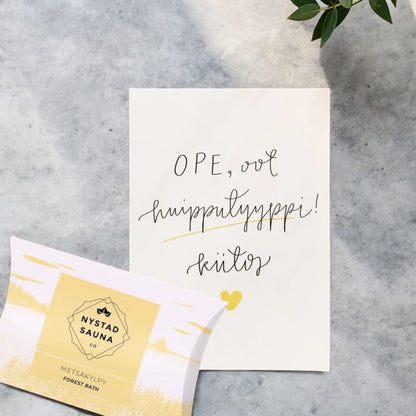 A gift for a teacher / kindergarten adult