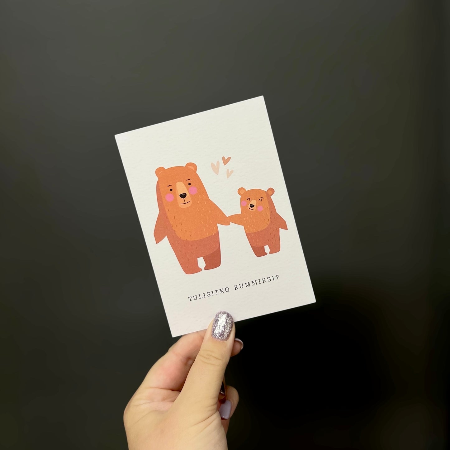 Tulisitko kummiksi -kortti, A6