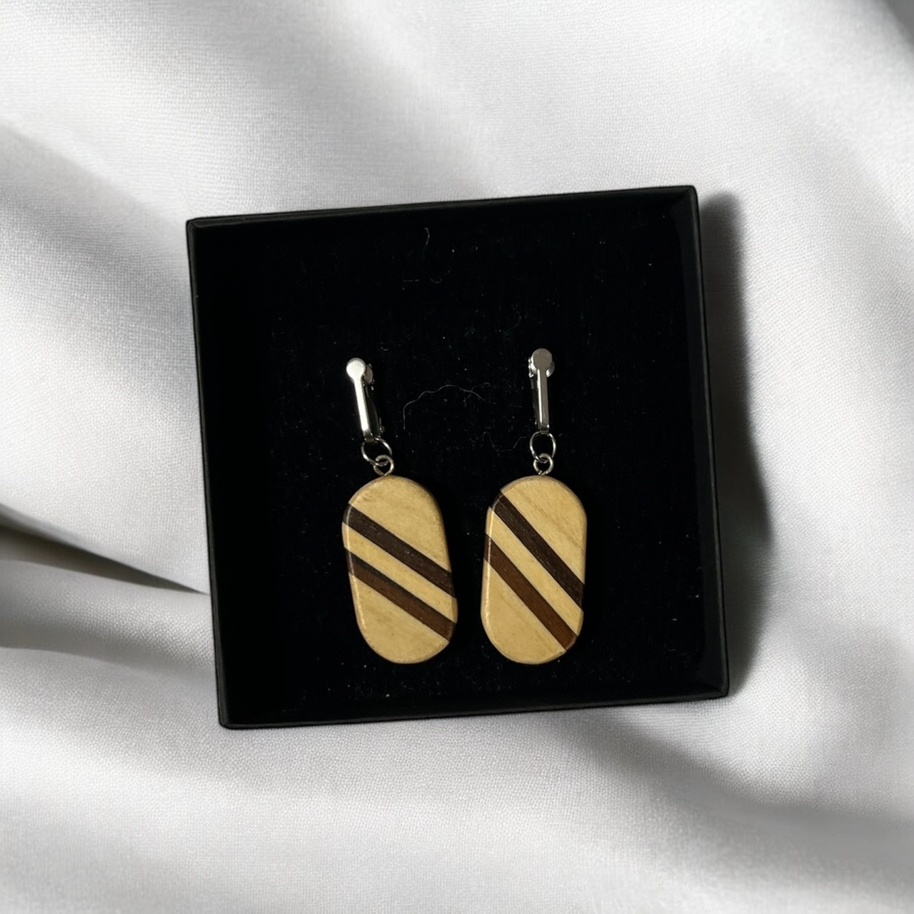 Buoy earrings, made from surplus wood (various unique designs)