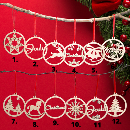 Wooden Christmas decoration (various)