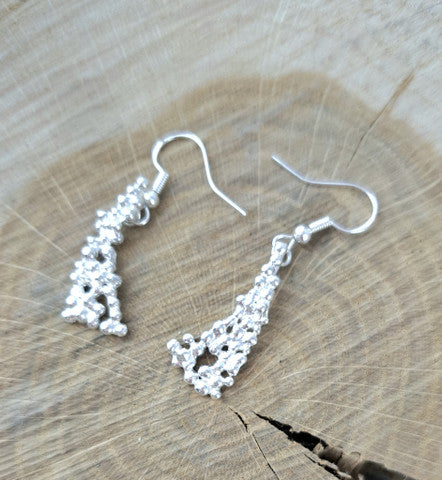 After the Hailstorm - earrings, eco-silver