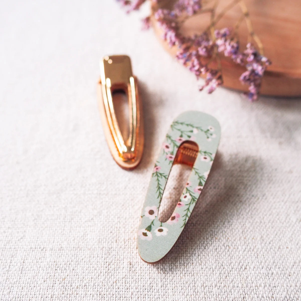 Saima Visuals Emilia hiuspinni vihreä