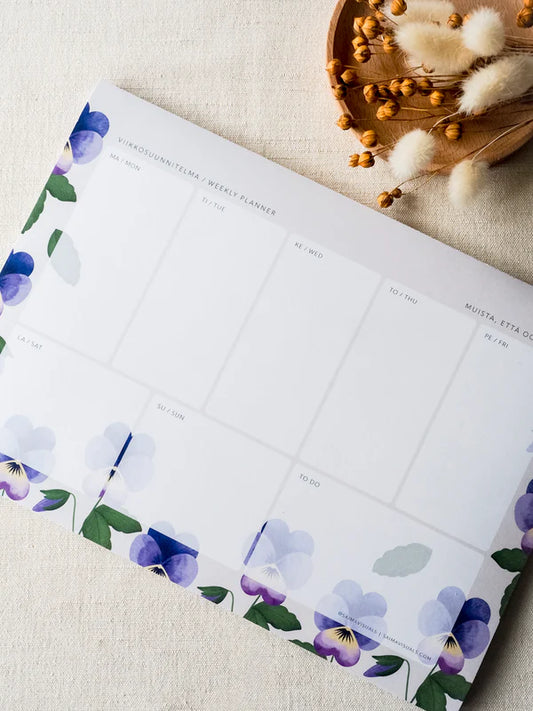 Viikkolehtiö A4 (eri kuoseja), Saima Visuals