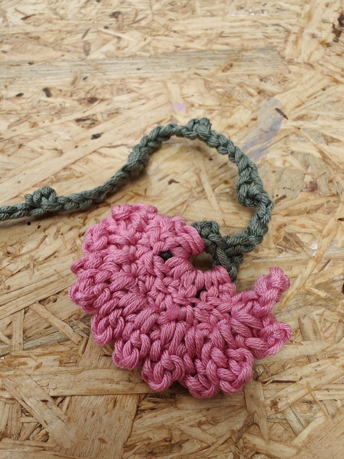 Salvia-Pinkki kirjanmerkki.