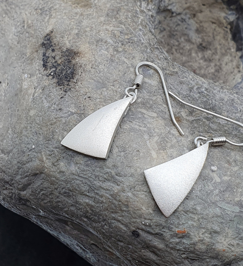 Fokka earrings, eco-silver