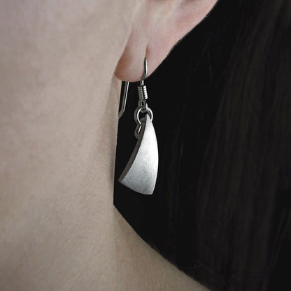 Fokka earrings, eco-silver