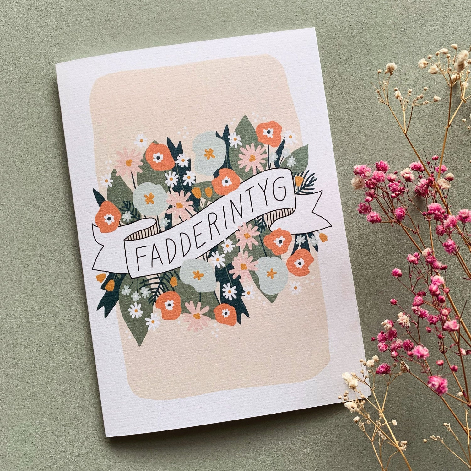 Helle Visualsin ruotsinkielinen kummitodistus 