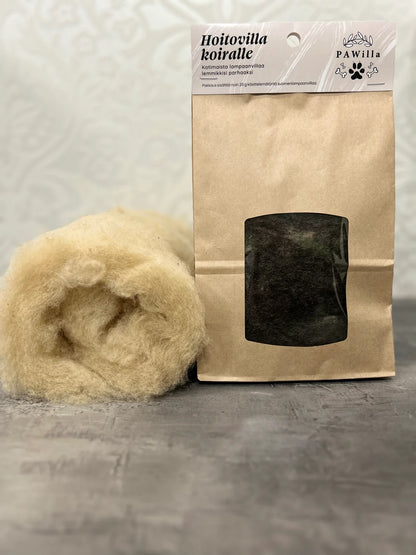 PAWilla grooming wool for dogs, 100% wool
