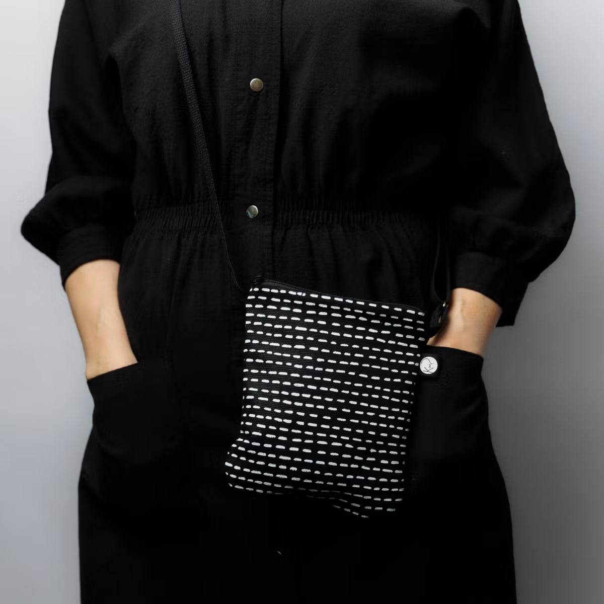 Sashiko small bag, Kui design